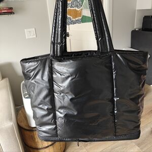 Calpak Luca Expandable Tote In Glazed Black